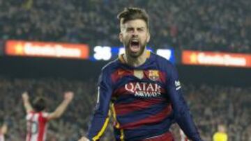 Piqué marcó el 2-1 en el Camp Nou.