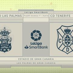 Resumen y goles del Las Palmas vs Tenerife, LaLiga SmartBank