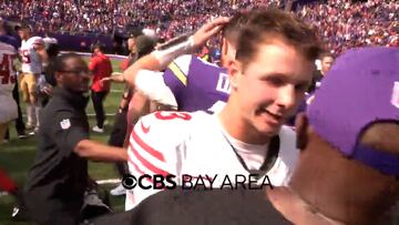 Purdy overwhelmed by Vikings' brilliant defensive tactics