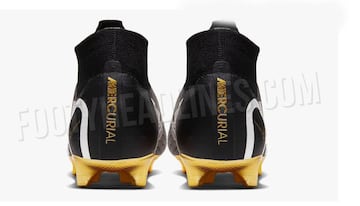 El delantero portugués de la Juventus de Turín estrenó el pasado viernes en el derbi de Turín sus nuevas botas, las Nike Mercurial Superfly personalizadas. Son de color negro con una suela dorada. Aunque, sin duda, el aspecto más llamativo es la palabra “