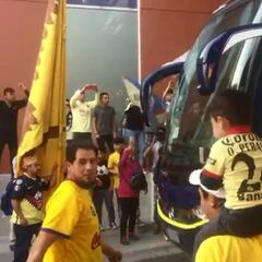 Así despidió la afición del América a su equipo antes de la final