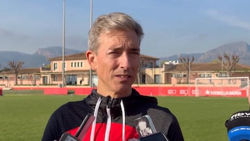 Alfonso Díaz, CEO de negocio del RCD Mallorca en la Ciudad Deportiva.
