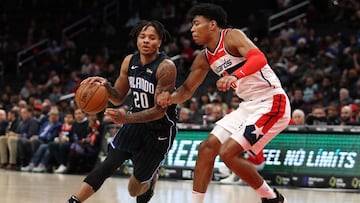 Markelle Fultz, durante un partido de la NBA de los Orlando Magic