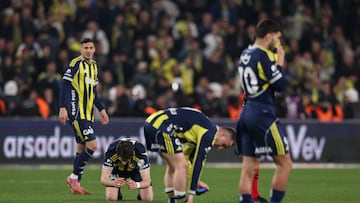 Momento del partido de la liga turca entre el Fenerbahçe y el Rizespor.