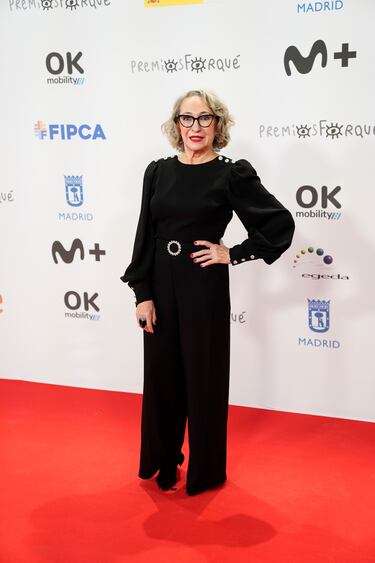 La actriz Luisa Gavasa posa en la alfombra roja.