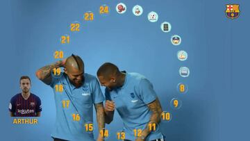 El cómico video de Vidal: un emoji para cada compañero