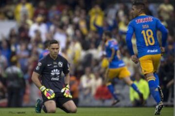 Gignac abrió el marcador ante un América que jugaba mejor. El francés salió lesionado y el empate del local vino por parte de Bruno Valdez. El campeón se decidirá en el Volcán.