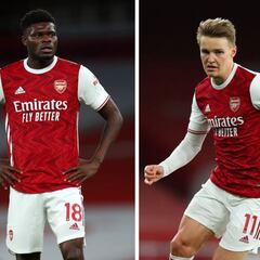 Odegaard y Thomas, a salvo de la purga de Arteta