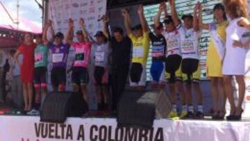 Edwin Sánchez gana la cuarta etapa de la Vuelta a Colombia