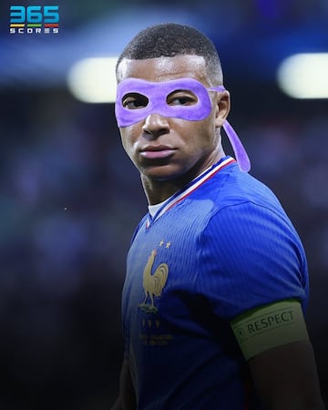 La máscara de Mbappé, lo más viral entre los memes de la EURO