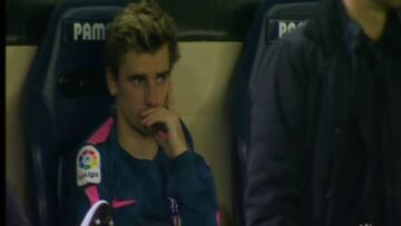 As¨ª se qued¨® Griezmann tras ser cambiado y marcar ?nal