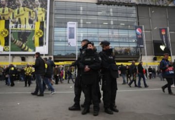 La seguridad, protagonista del B. Dortmund-Mónaco