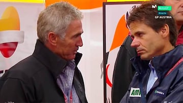 El 'zasca' de Crivill¨¦ a Doohan en el box del Repsol Honda