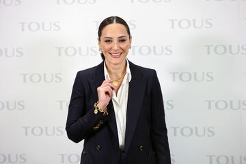 Tamara Falcó posa durante la presentación de su colección para TOUS, a 09 de marzo de 2022, en Madrid (España).
FAMOSOS;JOYAS;TOUS;PHOTOCALL
Raúl Terrel / Europa Press
09/03/2022