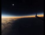 Video: La vista del eclipse desde un avión