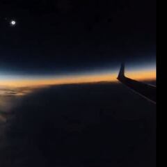 Video: La vista del eclipse desde un avión