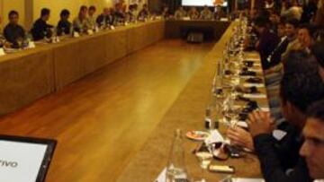 <b>DEBATE. </b>La AFE congregó en Madrid a más de sesenta jugadores.