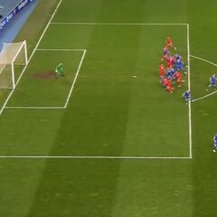 El gol de falta de Bardhi con su selección: Macedonia del Norte