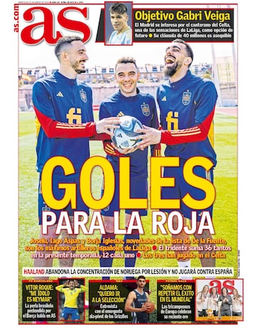 Las portadas de AS de marzo