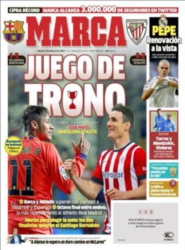 Portadas de la prensa deportiva