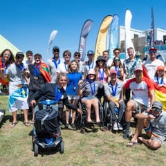 España se proclama campeona de Europa de parasurfing