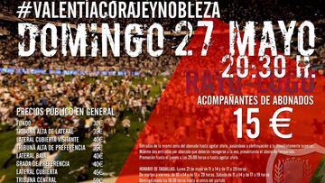 Promoción para llenar Vallecas en el partido ante el Lugo