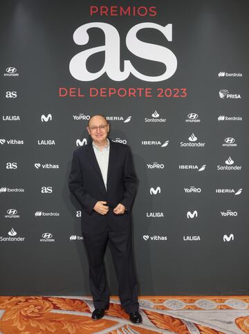 Fran Llorente, director del Área de Vídeo de PRISA Media, posa en el photocall de los Premios AS del Deporte 2023.
