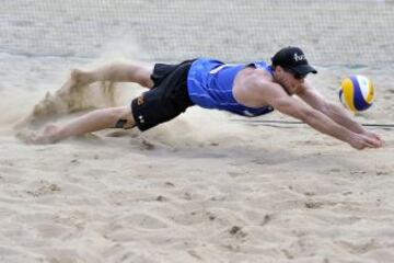 Quinta ronda del Campeonato del Mundo de Voley Playa celebrado en Polonia.