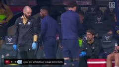 Ansu Fati pierde los papeles y deja esta esta furiosa imagen en el banquillo