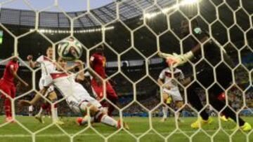 Así marcó Klose el empate.