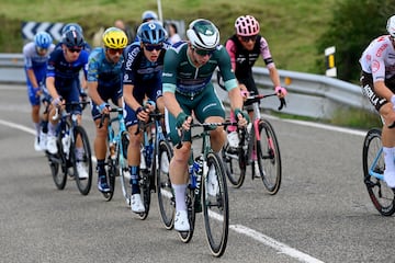 Kaden Groves de Australia y el equipo Alpecin-Deceuninck durante la 78.ª Vuelta a España 2023, Etapa 16, una etapa de 120,1 km desde Liencres a Bejes.