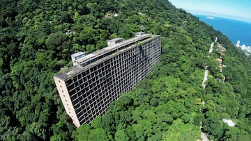 El ‘Hotel Esqueleto’ situado en el centro de ninguna parte que Estados Unidos intentó rescatar sin éxito