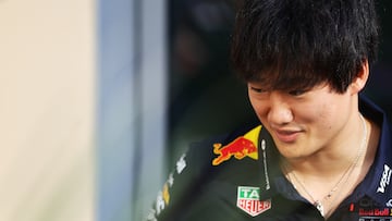 Tsunoda, en Abu Dhabi.