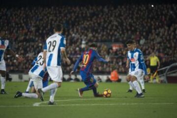 2-0. Messi en la jugada del segundo gol de Luis Suárez.