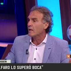Ruggeri: "A Alfaro lo superó Boca; es muy grande y te supera"
