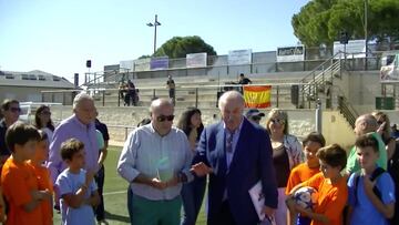 Los sabios consejos de Del Bosque a los alevines de Hoyo de Manzanares