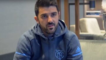 Así anunció David Villa su ida del New York City