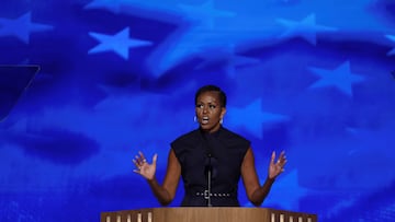 Former First Lady Michelle Obama gave a rousing, much-applauded speech at the ongoing Democratic National Convention in Chicago on Tuesday night.