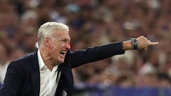 Didier Deschamps, en la semifinal ante España.