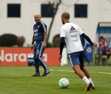 El entrenamiento de la Selección en Ezeiza, en imágenes