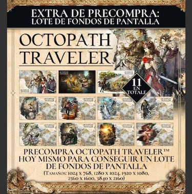 Octopath Traveler: requisitos mínimos y recomendados en PC