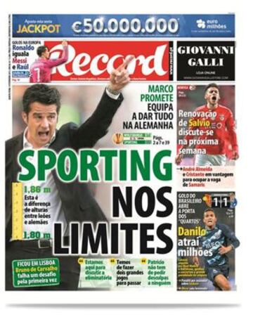 Portadas de la prensa deportiva