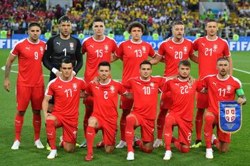 Equipo de Serbia.