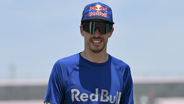 Álex Márquez, en Aragón.