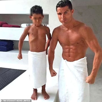 Las fotos m¨¢s graciosas del Instagram de Cristiano