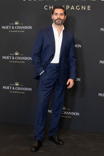 Miguel Diosdado posa en el photocall de la fiesta navideña de Moët & Chandon.  
 
 
 