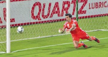 Atlético Nacional y River Plate igualaron 1-1 en la primera final de la Copa Sudamericana. 