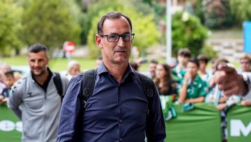 Joseba Etxeberria criticó la actitud de sus jugadores