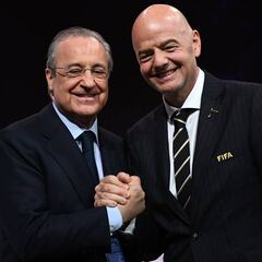 Florentino se convierte en el hombre fuerte del Mundial de Clubes de FIFA