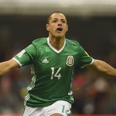 Chicharito iguala a Jared Borgetti como máximo goleador del Tri